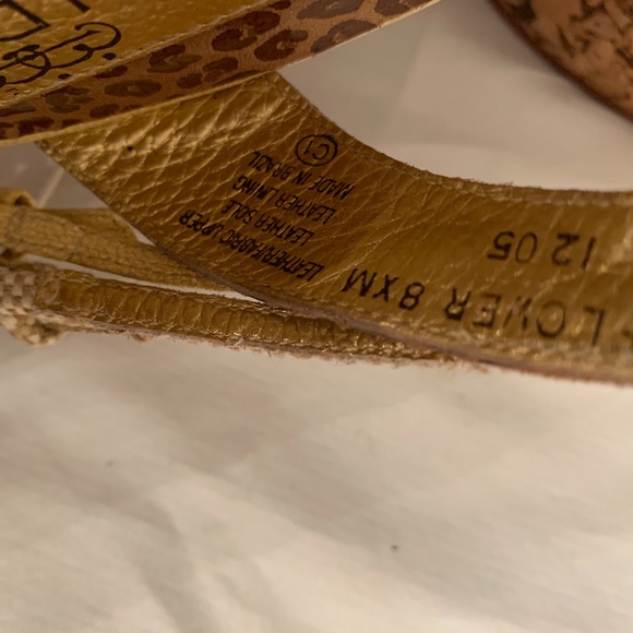 Bridget Shuster Leather Sandalswith Ladybug Bling Size 8 - Picture 3 of 7